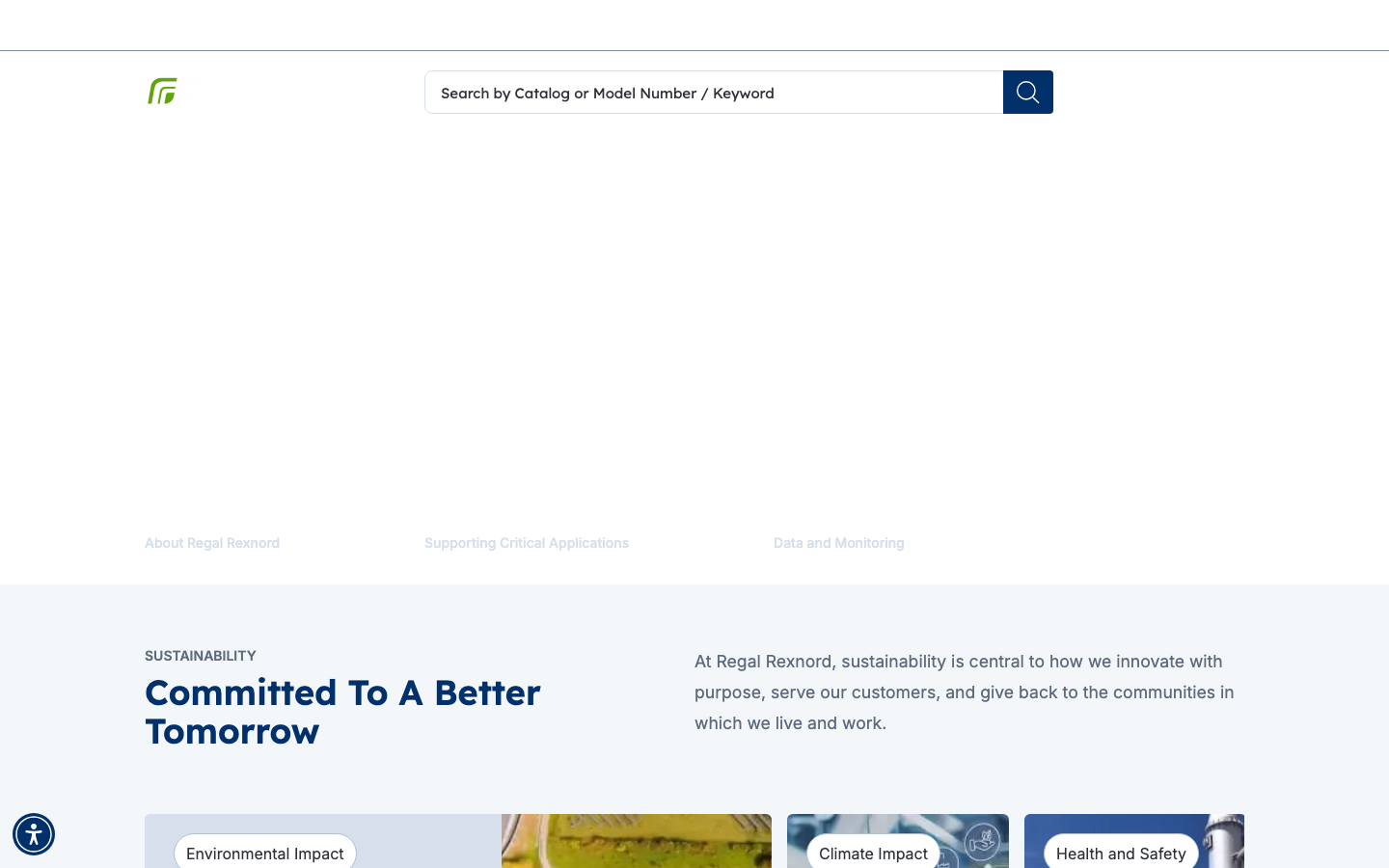 Regal Rexnord UAT home page